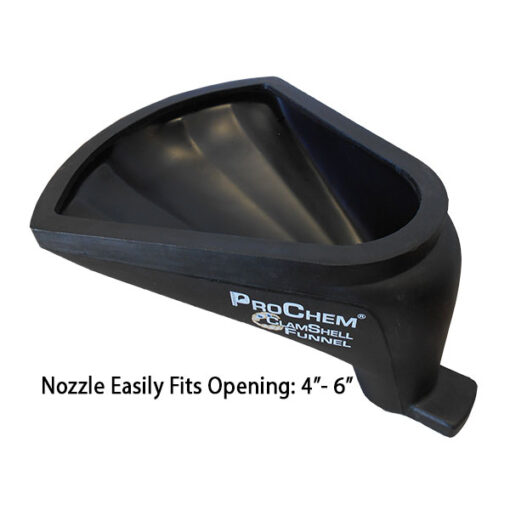 ProChem Funnel Black Fits 4" to 6" Opening