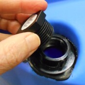 .75" Spin Weld Fitting on Gemini Dual Containment® Tank