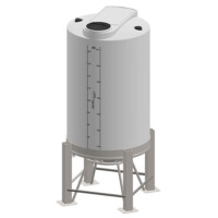 ProChem® Cone Bottom Tank 200 Gallon with Stand ProChem® Cone Bottom Tank 200 Gallon with Stand