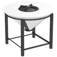 ProChem® Cone Bottom Tank 45 Gallon with Stand ProChem® Cone Bottom Tank 45 Gallon with Stand