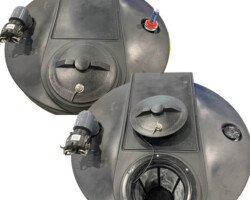 Waste Oil and Anti-Freeze Tanks Cylindrical Tops